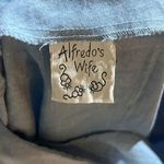 Rare Alfredo’s Wife Blue Southwestern Appliqué 3/4 Sleeve Blouse Indian Women Blue Size XL Photo 7