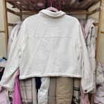 ZARA textured over shirt jacket gold buttons size Large 3175/151/712 Photo 2