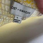 Lost + Wander Sweet Summer Daze Dress LARGE Floral Smocked Ruffle Peasant Mini Photo 8