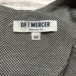 OF/MERCER Textured Fitted Shift Mini Dress Size 10 Zippers Black Grey Gray Zip Photo 8