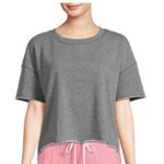 secret treasures Womens Terry Sleep Top Size XS 0-2 Gray Cut Off Edges New Photo 1
