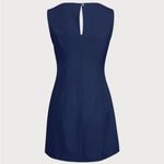 Rihoas Navy Boat Neck Cutout Mini Dress Blue Size XS Photo 6