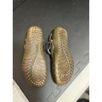 Naot Rongo Slingback‎ Mary Jane metallic brass gold leather shoes size 37 US 6 Photo 5