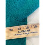 Diane Von Furstenberg  Women’s Cardigan Button Front Teal Knit Vintage Photo 5