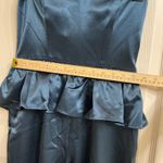 Lovers + Friends  strapless blue satin jumpsuit Photo 4