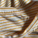 Old Navy 2/$15 M- Yellow and White Striped Short Sleeved Summer Top Photo 3