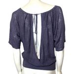 Anthropologie Angel of the North Knit Top Size S Open Tie Back Boho Bell Sleeve Photo 1