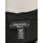 R & M Richards Women's Black & White Casual Dress & Cardigan Photo 4