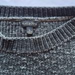 Talbots Charcoal Gray Soft Knit Cropped Sweater Oversized Size L Photo 1