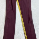 Lululemon maroon leggings size 6 Photo 13