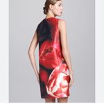 Nwot Nadeem khan floral print silk dress Size 6 Photo 3