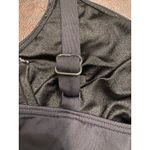 Coco reef  34DD Black Tankini Top Embroidered Sequin Blue Floral Adjustable Strap Photo 2