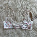 SKIMS Skim Fits Everybody Lace Scoop Bralette Marble Candy Heart Print Size Medium Photo 1