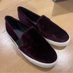 Vince Blair Velvet Slip-On Sneakers Merlot Photo 4