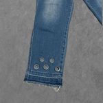 Hydraulic | Light Wash Mid Rise Denim Ankle Jeans with Holes Design & Fraying 8 Photo 1