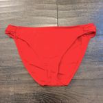 Mossimo Supply Co Red Ruched Hip Bikini Bottoms Photo 0