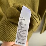 Topshop Green Angora Mix Sweater Lightweight Fall US 4 Photo 7