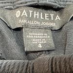 Athleta  Farallon Joggers Black‎ Size 4 Athletic Workout Travel Lounge Active Photo 4