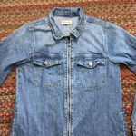 Madewell  ZIP UP LONG SLEEVE DENIM MINI DRESS Photo 4