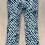 Lilly Pulitzer  Kelly Alotta Colada‎ Ankle Pants Stretch Slim Leg Size 00 Photo 0