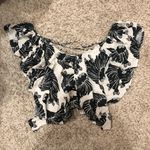 Free People  Floral Flowy Jungle Tropical Tribal Boho Chic Vacation Top XS Photo 4