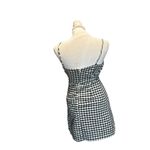 Ivy+Main  women's size small black and white checkered spaghetti strap dress Photo 2