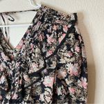 ST. ROCHE Hatfield Top in Belladonna Print boho bohemian floral flowers 6 Black Photo 2