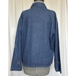 New Direction  Size M Denim Jacket Shirt Snowman Winter Theme NWT button down Photo 1