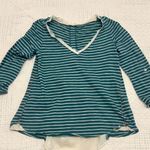 Anthropologie Meadow Rue medium lace back striped top TLS2 2886 Photo 0