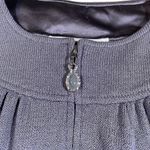 Blue/Purple St. John Collection jacket with silver zipper gem closure Photo 1