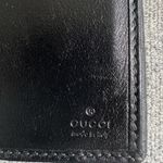 Gucci Authentic  GG Signature Black Leather Continental Wallet Photo 4
