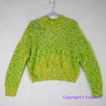 Free People New! Women’s Stardust Pullover Lemon Lime Green Combo, size S Photo 3