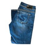 Silver Jeans Cropped Capris Suki Ankle Jean Women’s Jeans Faded Dark Photo 2