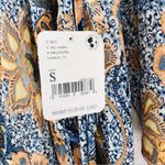 Free People NWT Dress Teegan Mini Faux Wrap Top Long Sleeve Floral V-Neck Large Photo 9