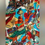 Vintage 90s Quilt Tease Carol Baker Montana Drawstring Skirt, Size Medium Red Photo 2