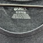 ASICS Run Like The Wind Heathered Gray Athletic Graphic Tee Short Sleeve Size XL Photo 6