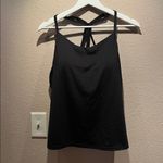Lands' End New  Women's Tugless QuickDry Strappy Back Tankini Top Black 20W Photo 3