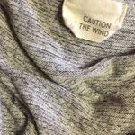 Caution to the Wind Urban outfitters grey sexy plunging neckline top Photo 2