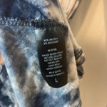 Coin 1804 Lightweight Blue White Tie Dye Lace Up V Photo 7