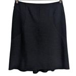 Adrienne Vittadini Charcoal Gray A-Line Skirt Size 10 Classic Gray Skirt Photo 0