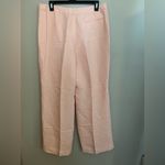 Ann Taylor  Linen‎ Blend Pink Pants Size 12 Photo 1