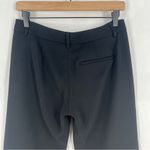 Vince Women's Satin Binding Easy Trousers Tapered Slim Leg Crepe Black Size 2 Photo 9