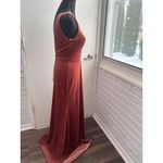 Jenny Yoo  Collection Logan Velvet Maxi Dress 4 Illusion Plunge gown bridesmaid Photo 4