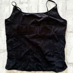 Derek Heart VTG Y2K Black Lace Crop Tank Top Built In Bra Goth Romantic Sz L Photo 2