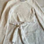 ZARA Faux Fur Cut Out Top Photo 1