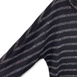 Lou & grey  Black Stripe Sweater Medium Photo 1
