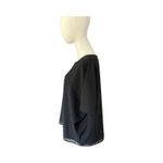 Lululemon  A Shift In Time Black Short Sleeve Top Size 8 Relaxed Fit Photo 7