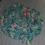 Lilly Pulitzer Jansen Sweatshirt Blue Ibiza Cabana Cocktail Print Size XS Photo 3
