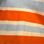 Ann Mashburn stripe Cotton Blend short cap sleeve smock midi Garden Dress Small Photo 7