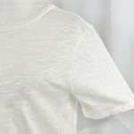 After Market New Gingham Hem Tee Plaid Ruffle Trim Short Sleeve T-Shirt Photo 2